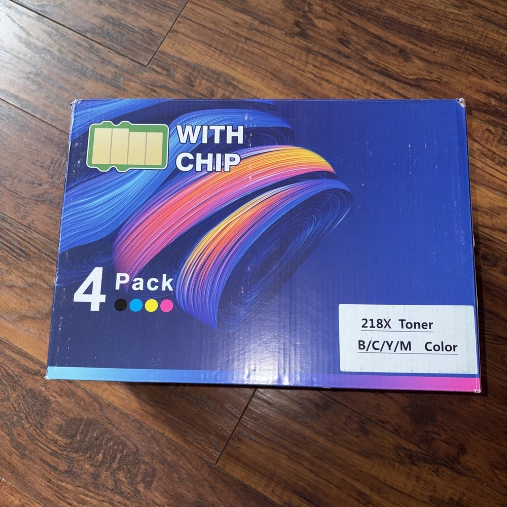 4 Pack 218X W2180X Toner With Chip for HP LaserJet Pro MFP 3301fdw